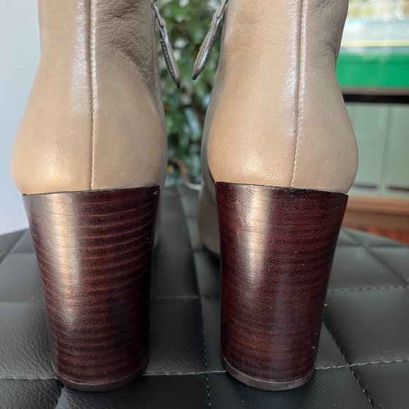 Tory Burch Bowie Leather Ankle Boots - Picture 8 of 12